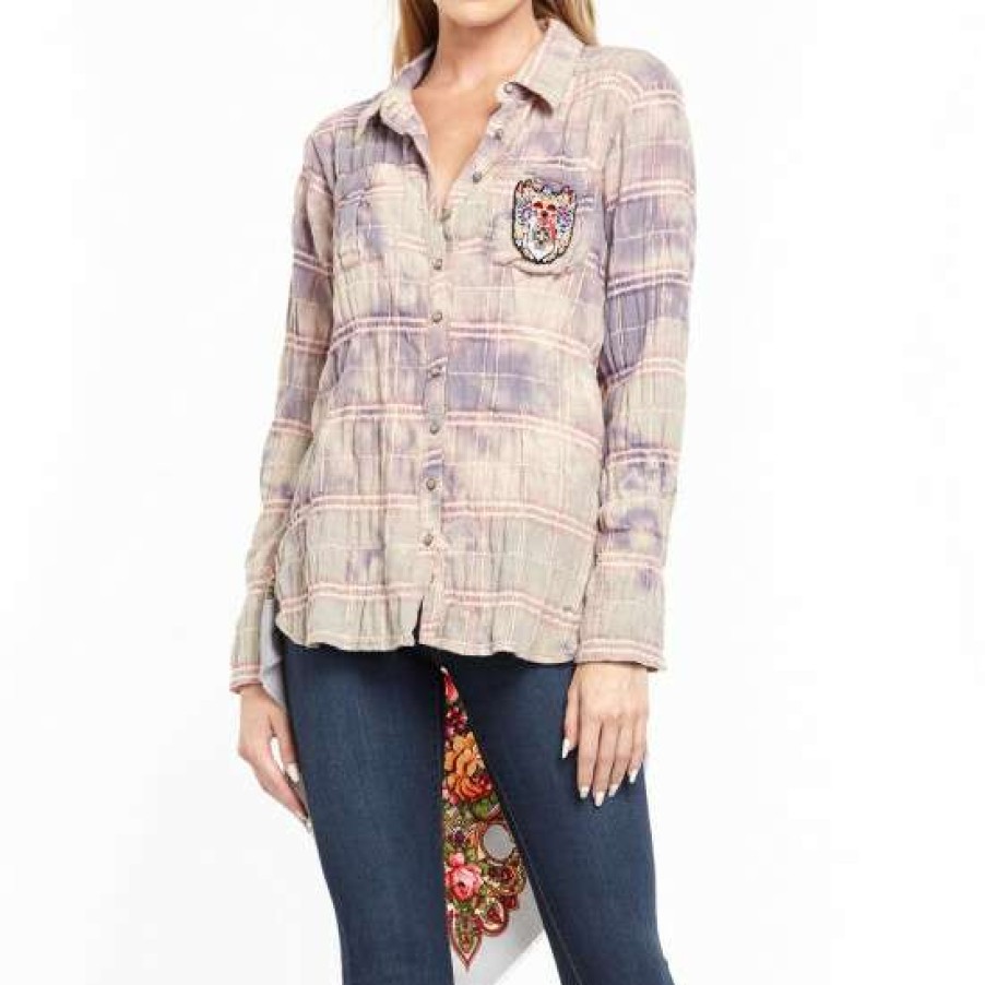 Women'S Clothing * | Best Pirce Aratta Olga Klev Shirt Washed Gray