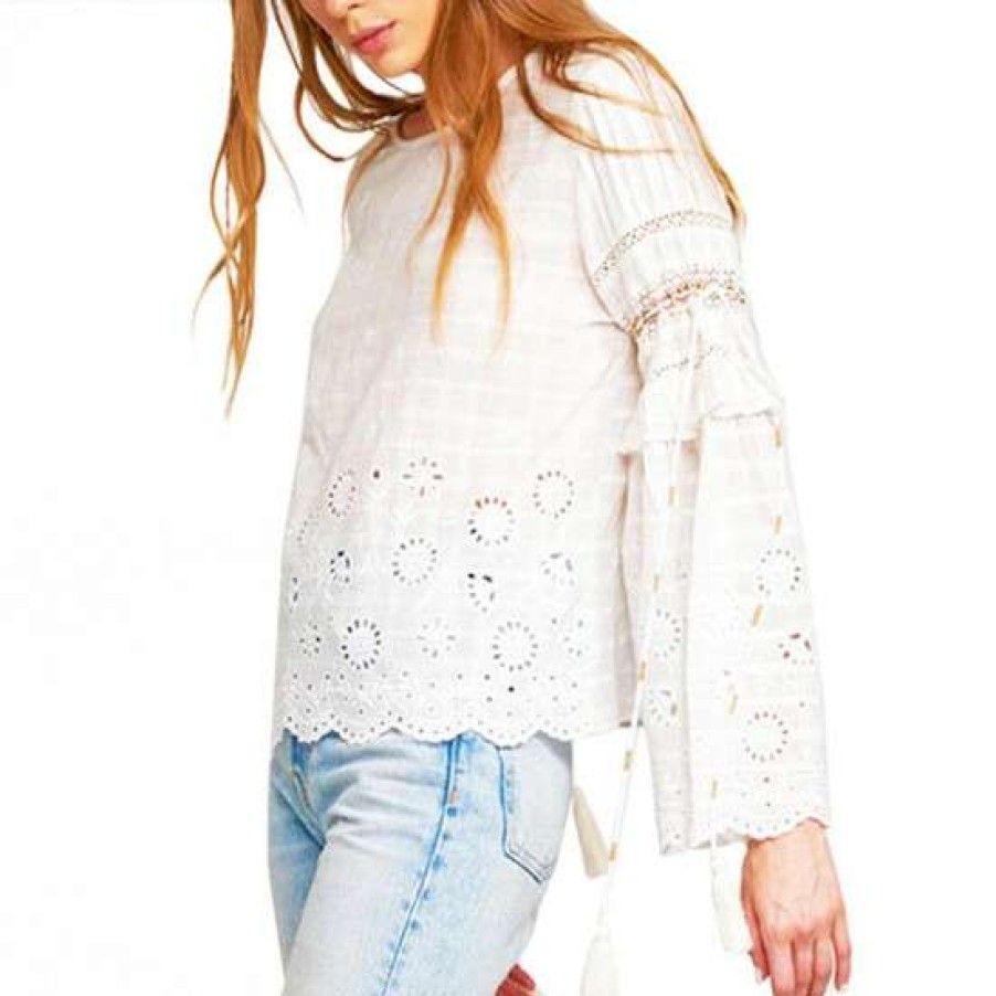 Women'S Clothing * | Buy Aratta Angelica Top Off White