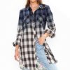 Women'S Clothing * | Outlet Aratta Cheetah Shirt Dress Blue