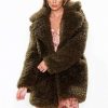 Women'S Clothing * | Hot Sale Aratta Fayre Fur Coat -Brown