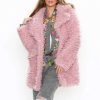 Women'S Clothing * | Deals Aratta Fayre Fur Coat Pink