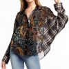 Women'S Clothing * | Promo Aratta Dark Bay Dolman Shirt