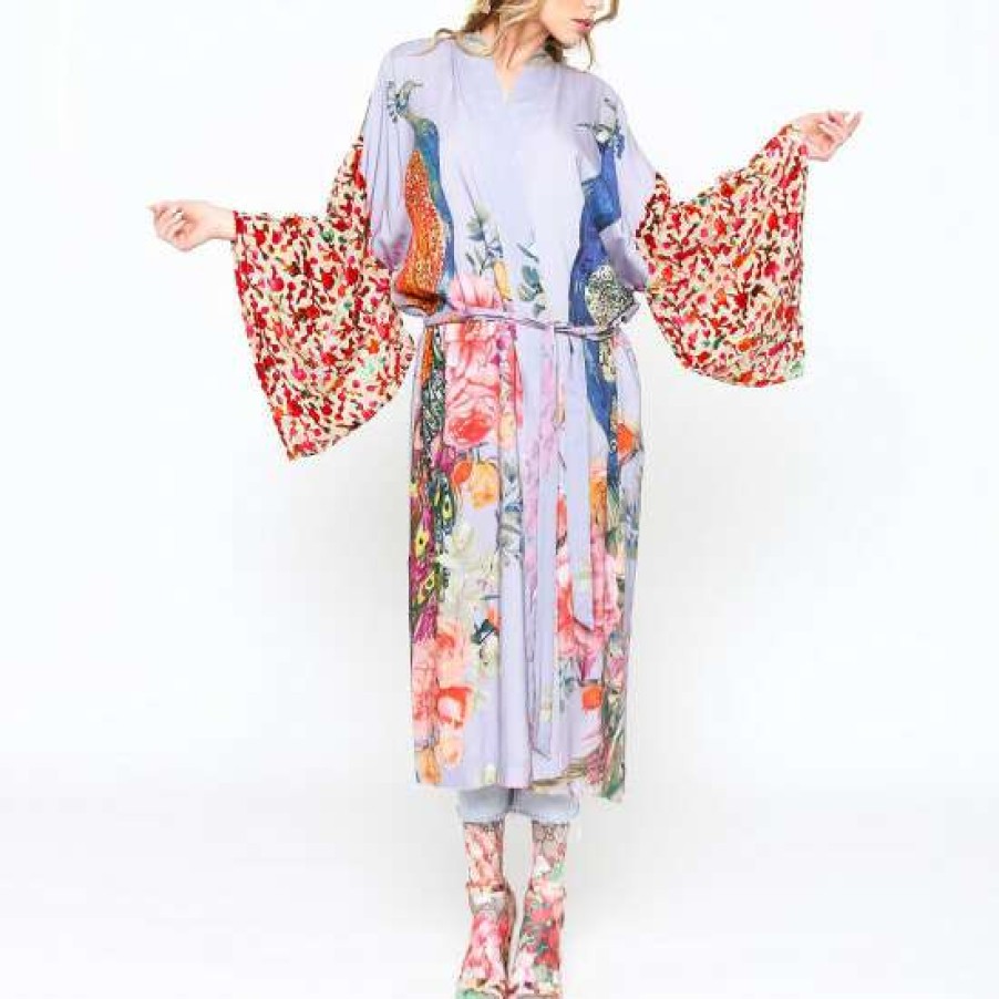 Women'S Clothing * | Best Pirce Aratta Blue Fantasy Topper