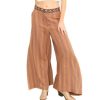 Women'S Clothing * | Top 10 Aratta Mariah Stripe Pants Brown Brown