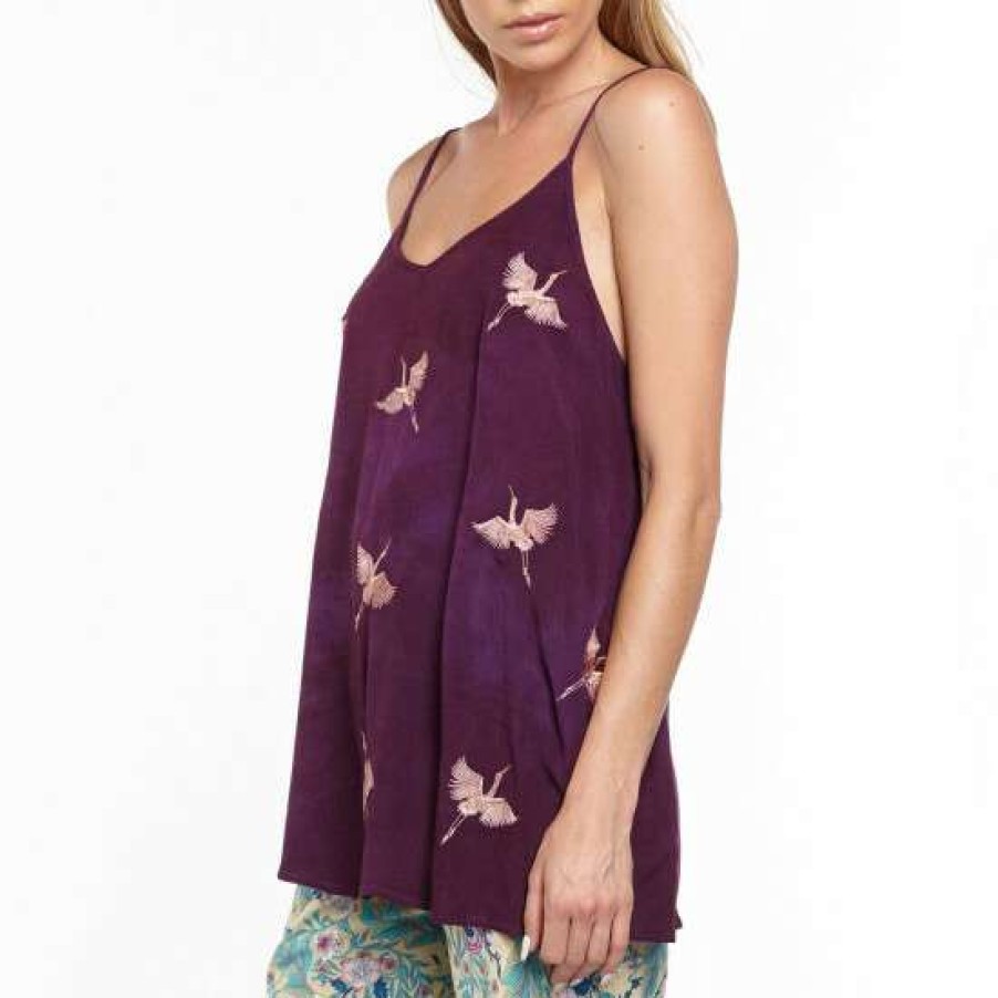 Women'S Clothing * | Cheapest Aratta Story Of The Crane Cami