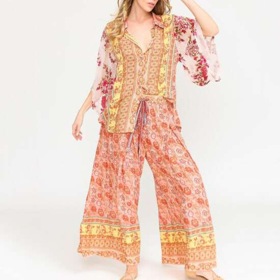 Women'S Clothing * | Brand New Aratta Roses Pants