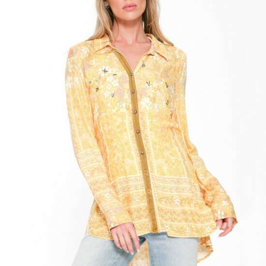 Women'S Clothing * | Wholesale Aratta Rise & Shine Shirt