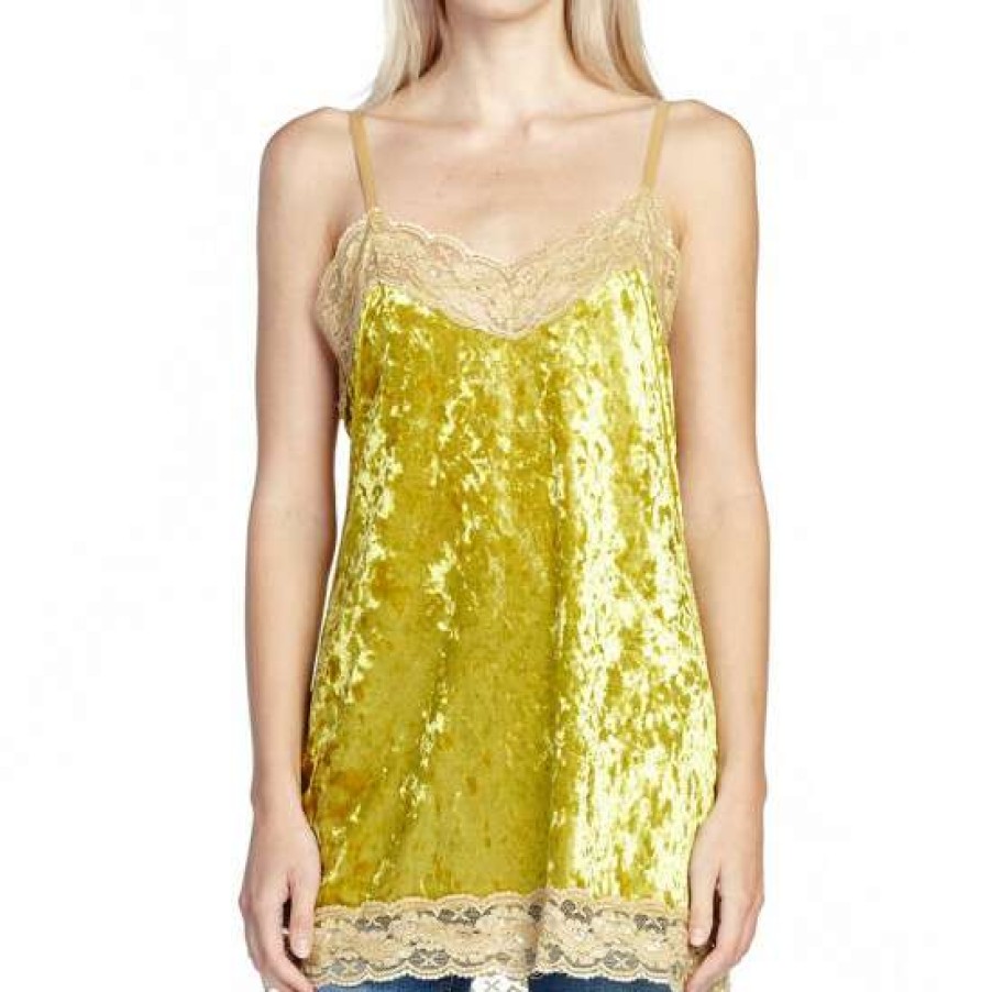 Women'S Clothing * | Discount Aratta Velvet Dreams Lace Cami