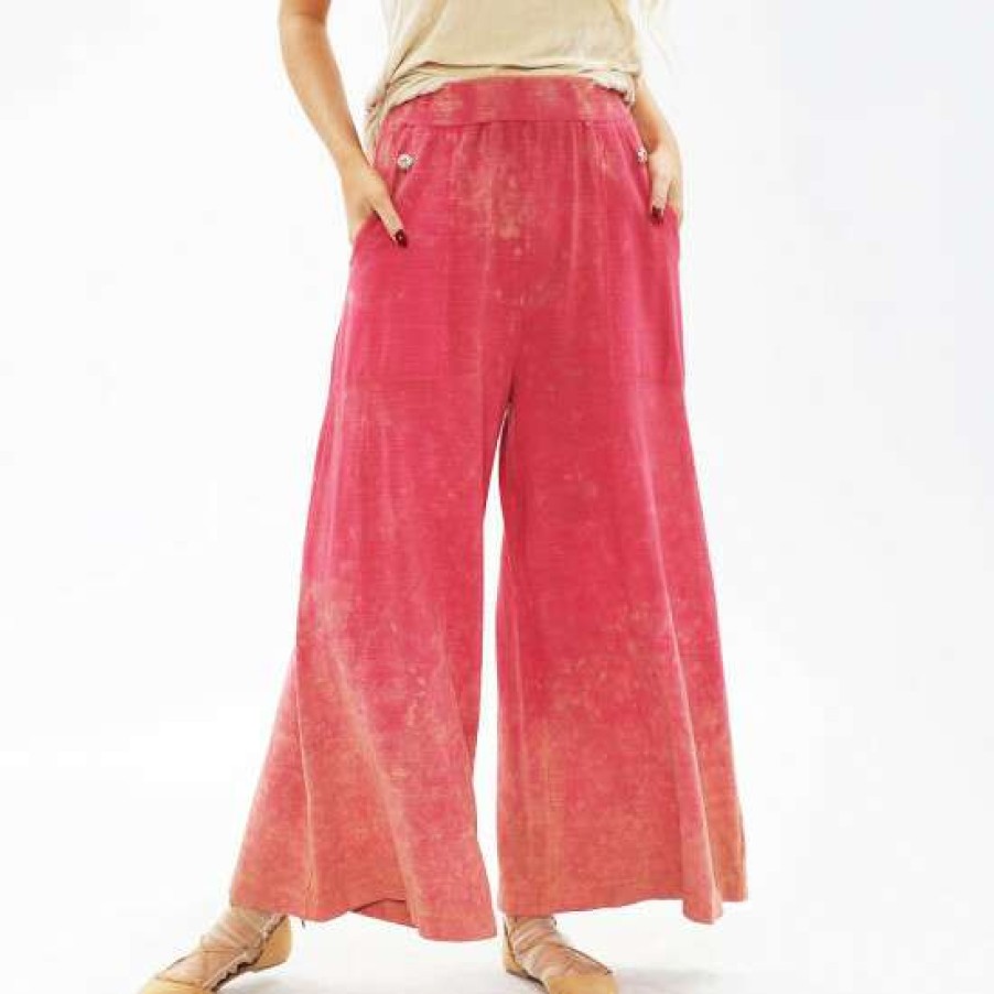 Women'S Clothing * | Buy Aratta Coral She Does Not Care Pants