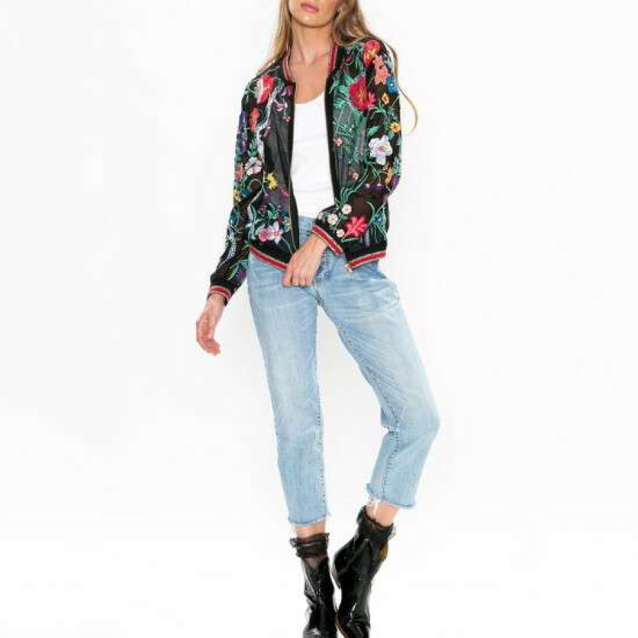 Women'S Clothing * | Deals Aratta Bellezza Embroidered Jacket