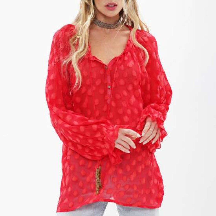 Women'S Clothing * | Best Pirce Aratta Coral Mable Blouse