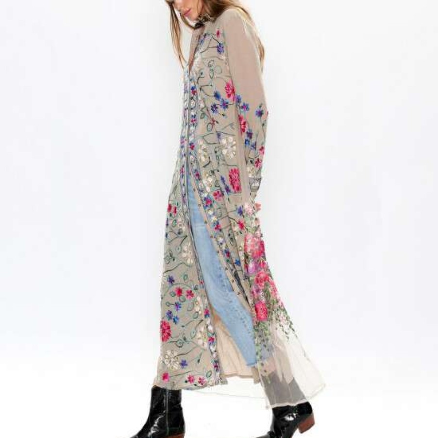 Women'S Clothing * | Promo Aratta Kensington Maxi Duster