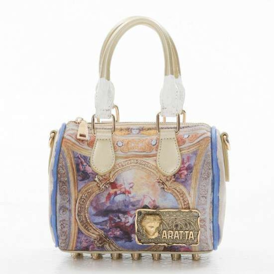 Handbags & Wallets For Women * | Coupon Aratta Ivory Renaissance Handbag