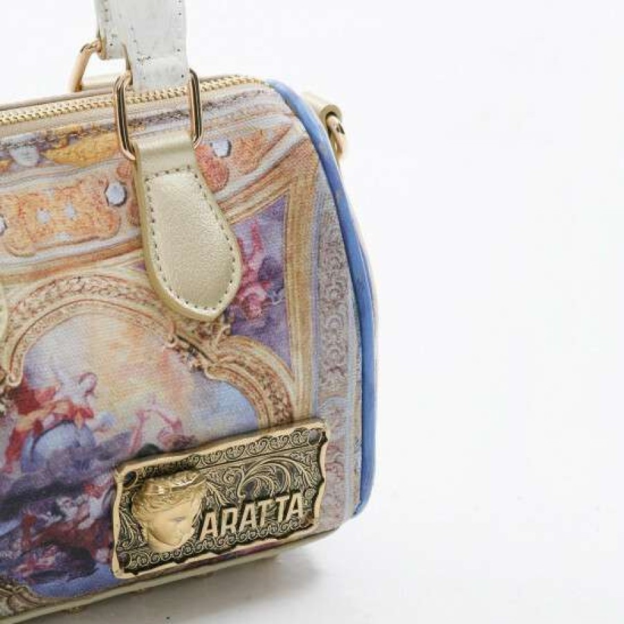 Handbags & Wallets For Women * | Coupon Aratta Ivory Renaissance Handbag