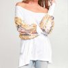 Women'S Clothing * | Top 10 Aratta White Ivory Just Gianni Top