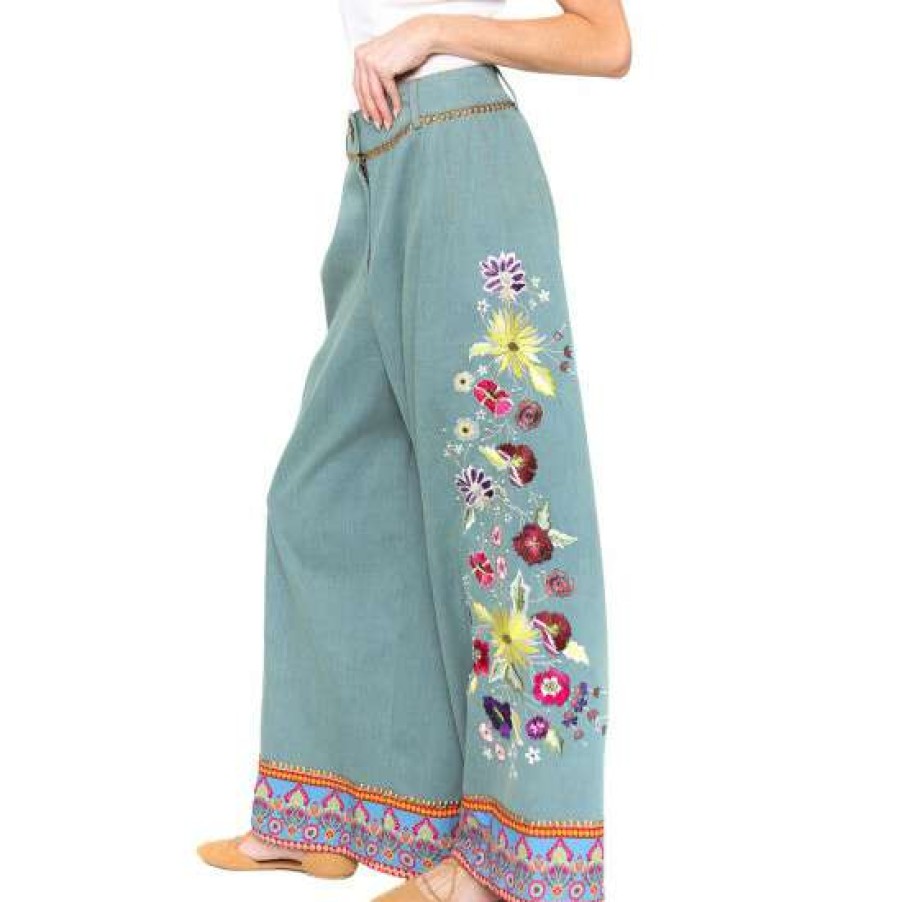 Women'S Clothing * | Cheap Aratta Verona Pants Denim Denim