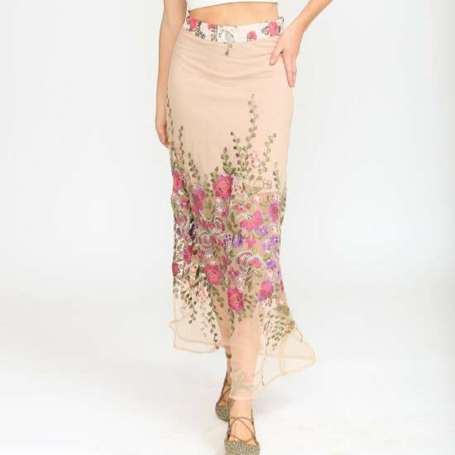 Women'S Clothing * | Wholesale Aratta Eternally Beautiful Maxi Skirt