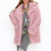 Women'S Clothing * | Flash Sale Aratta Fayre Fur Coat Pink