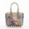 Handbags & Wallets For Women * | Coupon Aratta Teal Renaissance Handbag